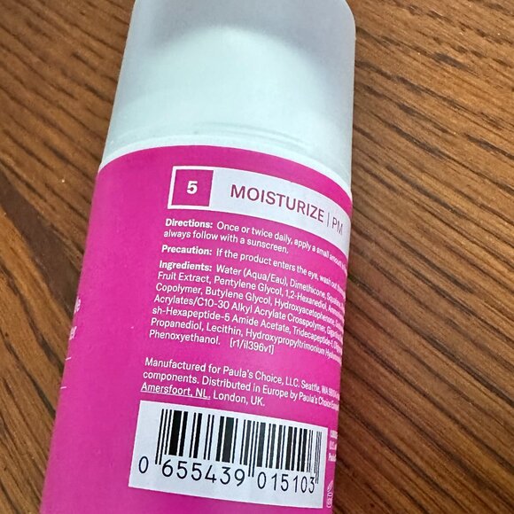 Paula's Choice Peptide Pro-Collagen Plumping Moisturizer - 50ml - NWT - Picture 2 of 3